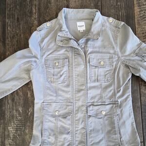 #240 Kensie Women's Gray Utility Jacket